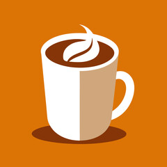       Coffee cup logo icon vector illustration.
