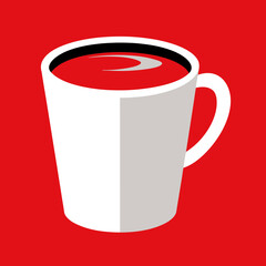       Coffee cup logo icon vector illustration.
