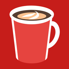       Coffee cup logo icon vector illustration.
