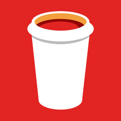       Coffee cup logo icon vector illustration.
