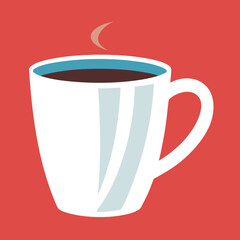       Coffee cup logo icon vector illustration.
