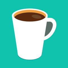       Coffee cup logo icon vector illustration.
