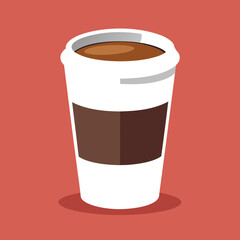       Coffee cup logo icon vector illustration.
