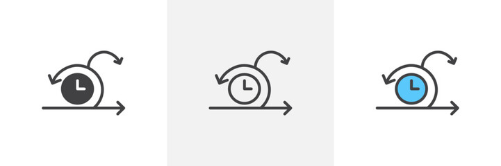 Agile icon symbol collection on white background.