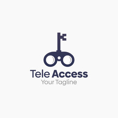 Tele Access Logo Vector Template Design. Good for Business, Start up, Agency, and Organization