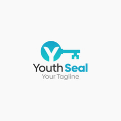 Youth Seal Logo Vector Template Design. Good for Business, Start up, Agency, and Organization