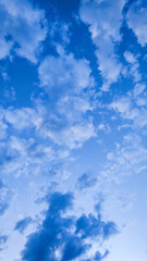 Blue sky with clouds