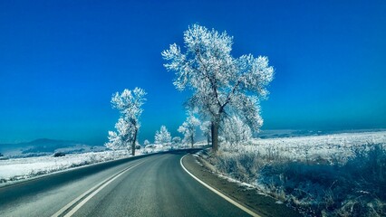 Droga w zimowy dzień © BMC