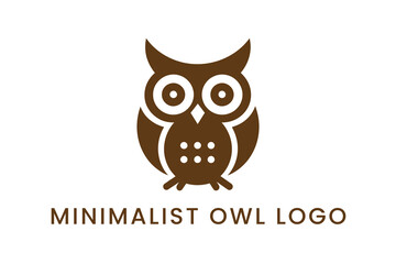 owl on white Logo Vector Sublimation Design