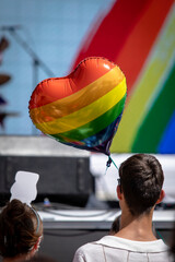 The Sofia Pride event in support of LGBT rights lesbian, gay, transgender and bisexual