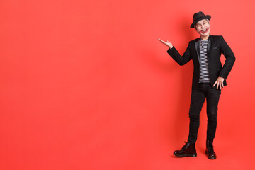 50s man in Halloween costume