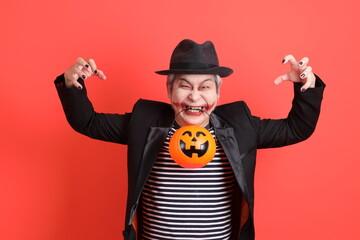 50s man in Halloween costume