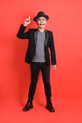 50s man in Halloween costume