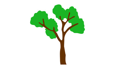Obraz premium tree logo icon