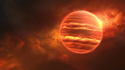 A bright, mysterious rogue planet with unusual features.,majestic astronomical image of galaxy universe space beautiful like magic in dream