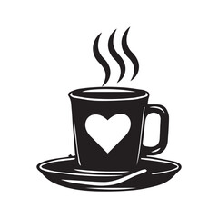 coffee mug vector art  design 