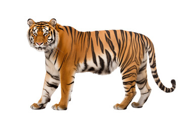 Obraz premium tiger isolated on white background