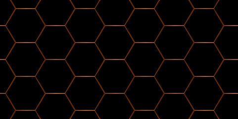 Vector black Hexagonal Background. Luxury balck Pattern. Vector Illustration. 3D Futuristic abstract honeycomb mosaic black background. geometric mesh cell texture. modern futuristic wallpaper.
