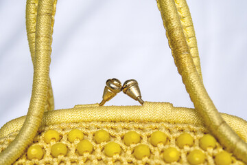 Vintage Purse Details Handbag Bag Clutch Accessory Fashion