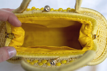 Vintage Purse Details Handbag Bag Clutch Accessory Fashion