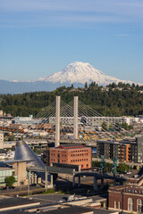 view from hotel room in Tacoma Washington