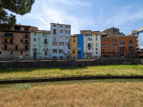 Urban view of the city of Barbastro, Huesca, Aragon. BARBASTRO