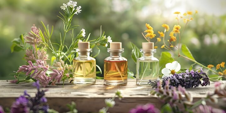 Botanicalbased perfumes emphasize natural scents and therapeutic benefits of plant essences. Concept Botanical Perfumes, Natural Scents, Therapeutic Benefits, Plant Essences, Aromatherapy