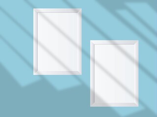 Art Frame Mockup Contemporary Modern Minimalist Empty Wall