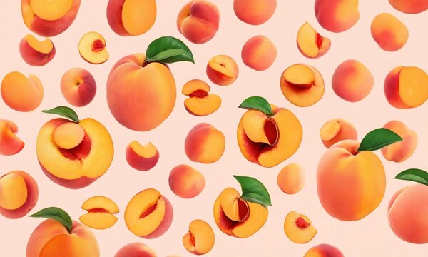 Peach abackground