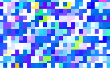 Light Blue, Yellow vector template with rhombus.