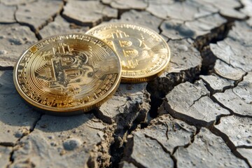 Bitcoin on Cracked Dry Ground