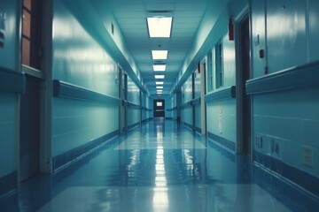 Obraz premium Hospital Corridor