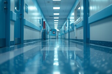 Obraz premium Hospital corridor