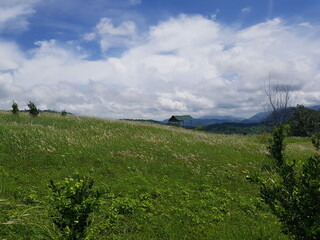 a view of the mountain