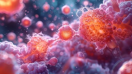 Fototapeta premium 3D Visual Guide to Understanding the Science of Lipoproteins Including HDL