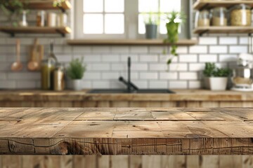 Rustic Kitchen Countertop