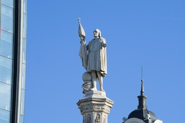 christopher colon statue in madrid