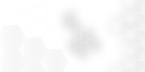 Vector White Hexagonal Background. Luxury White Pattern. Vector Illustration. 3D Futuristic abstract honeycomb mosaic white background. geometric mesh cell texture. modern futuristic wallpaper.