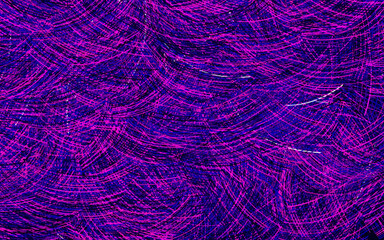 Dark Purple vector texture with bent lines.