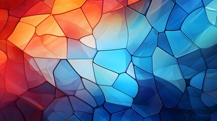 colorful abstract colorful background with mosaic style, geometric shapes and vibrant colors
