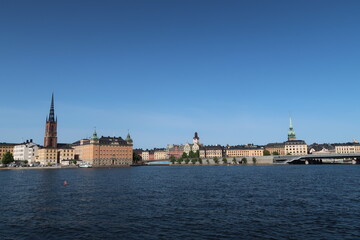 Beautiful waterfront in Stockholm