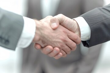 handshake between two businessmen