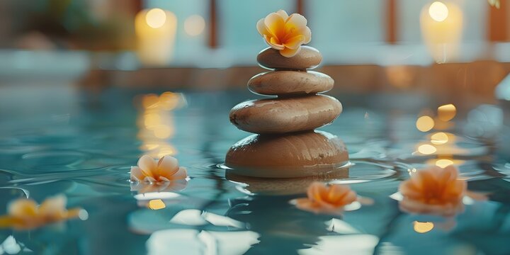 A relaxing spa day at home celebrates a Minorstones week. Concept Spa Day, Self-Care Retreat, Relaxation Goals, Home Wellness, Treat Yourself - Powered by Adobe