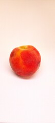 peach on a white background