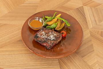 Roasting, barbecuing, grilling or grilling is a cooking technique in which food (usually cuts of meat) are exposed to the heat of a fire or embers