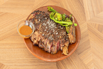 The best-known roasts are made with beef, lamb and goat