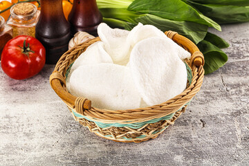 Viietnamese crab chips for snack