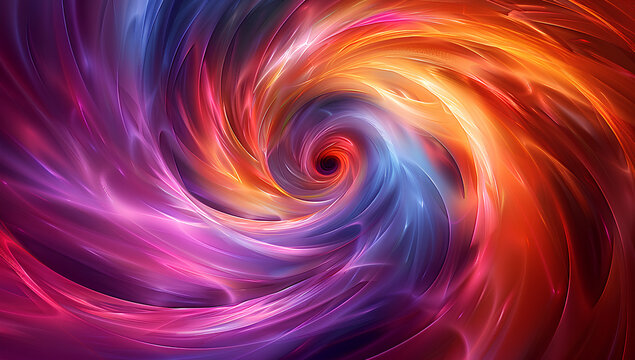 A purple and orange glowing whirlpool of light. AIG51A.
