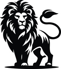 Black tiger vector illustration