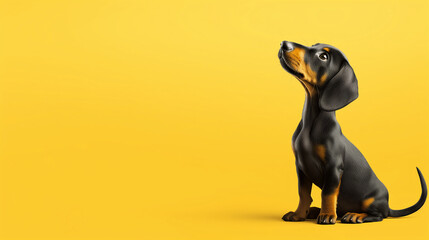 Obraz premium dog, copy space